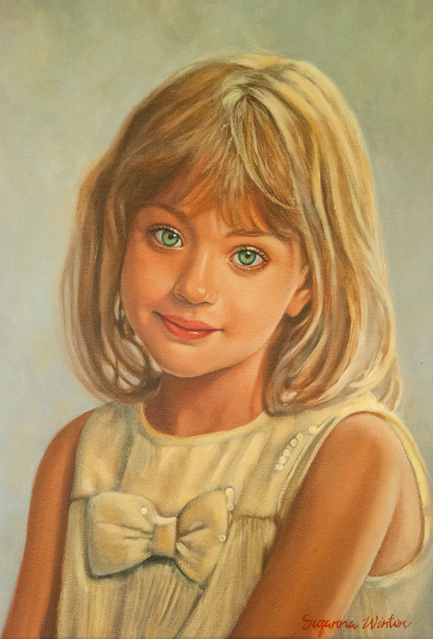 Daughter of the Stolarik Family- Oil Portrait